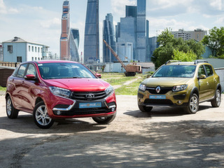 Сравнение Lada Xray с Renault Sandero Stepway. В чем разница?